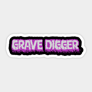 The Purple of Digg Sticker